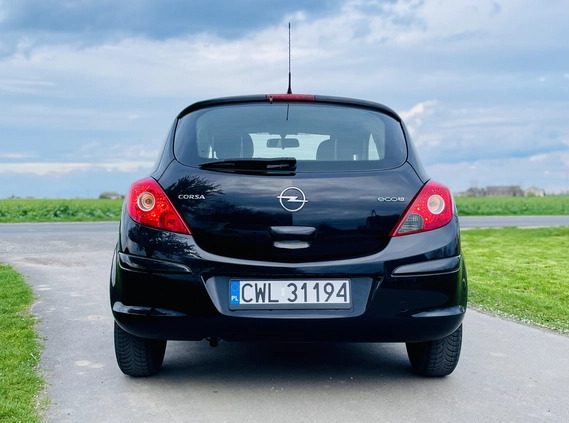 Opel Corsa cena 10900 przebieg: 177000, rok produkcji 2009 z Włocławek małe 121